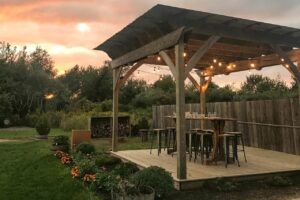 ogrodowa pergola tarasowa