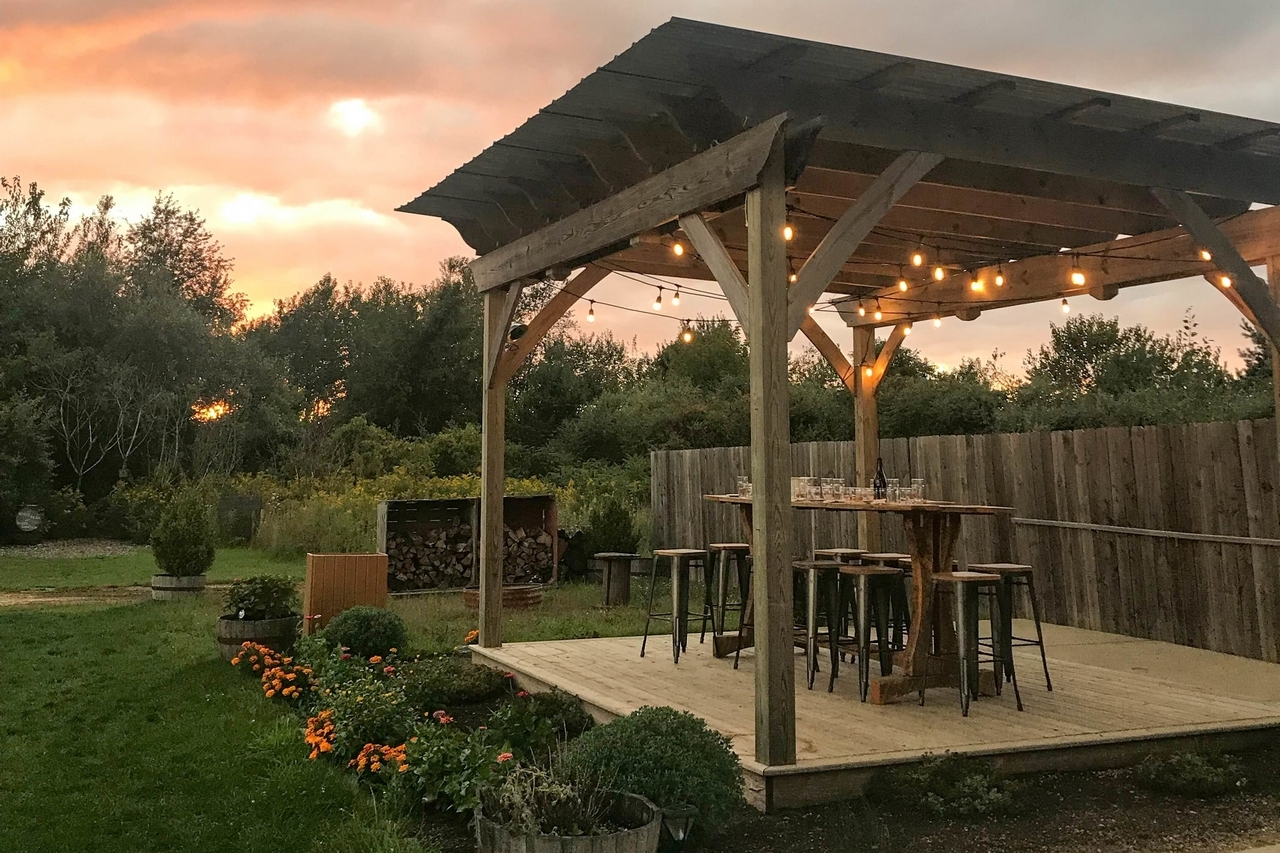 ogrodowa pergola tarasowa